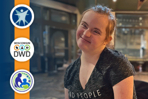 Project SEARCH graduate Gracie Thomas poses for a photo.