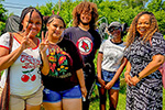 Teens Grow Greens program participants