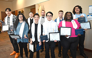 Project SEARCH graduates at the graduation ceremony