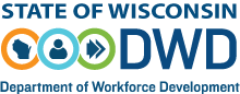 Department of Workforce Development Logo and link to the DWD Homepage